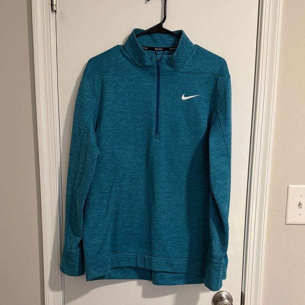 Nike Golf Blue Quarter-Zip Pullover